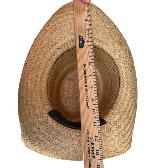 VTG Straw Hat w Badges Patches Boy Scouts America BSA RARE First Aid Small Craft - Picture 6 of 6